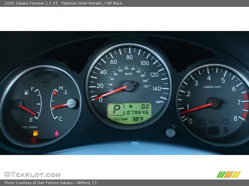 Platinum Silver Metallic / Off Black 2005 Subaru Forester 2.5 XT