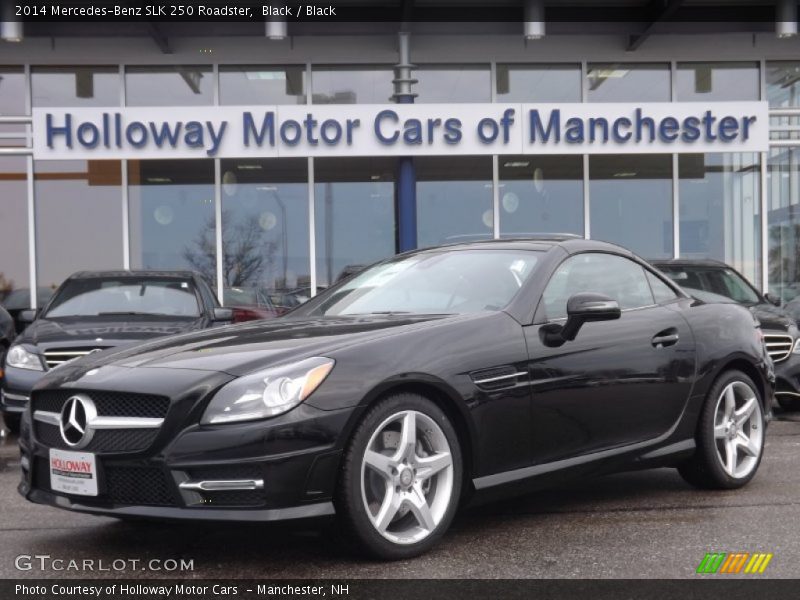 Black / Black 2014 Mercedes-Benz SLK 250 Roadster