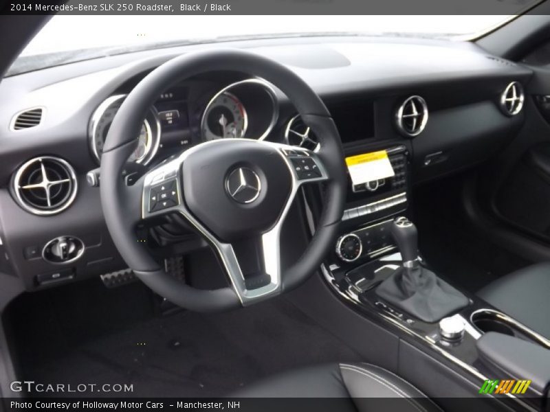 Black / Black 2014 Mercedes-Benz SLK 250 Roadster