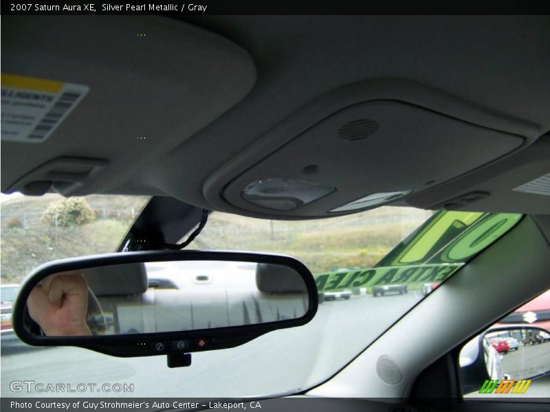 Silver Pearl Metallic / Gray 2007 Saturn Aura XE