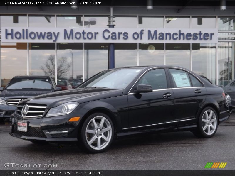 Black / Black 2014 Mercedes-Benz C 300 4Matic Sport