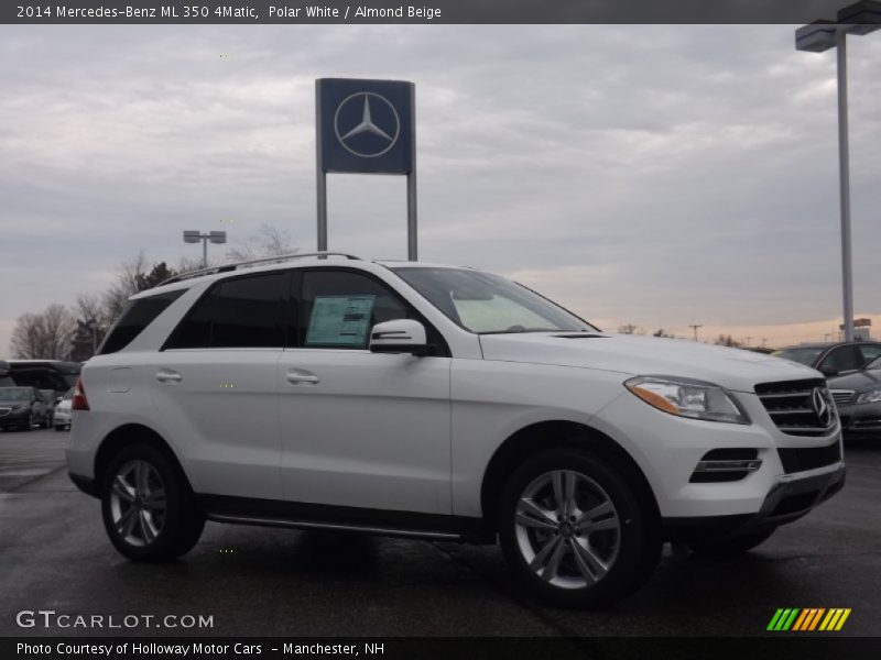 Polar White / Almond Beige 2014 Mercedes-Benz ML 350 4Matic