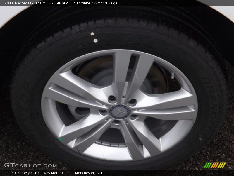 Polar White / Almond Beige 2014 Mercedes-Benz ML 350 4Matic