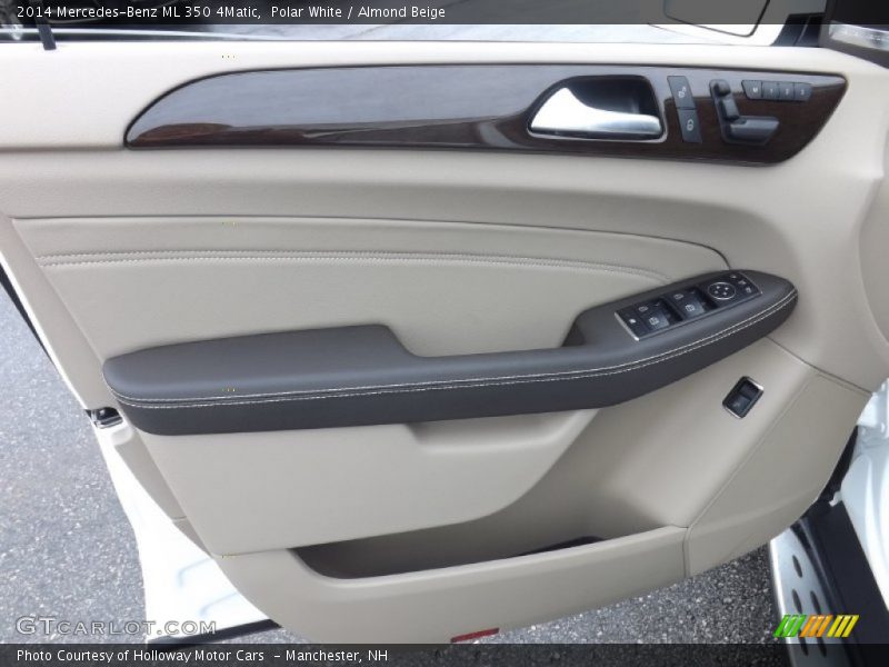Polar White / Almond Beige 2014 Mercedes-Benz ML 350 4Matic