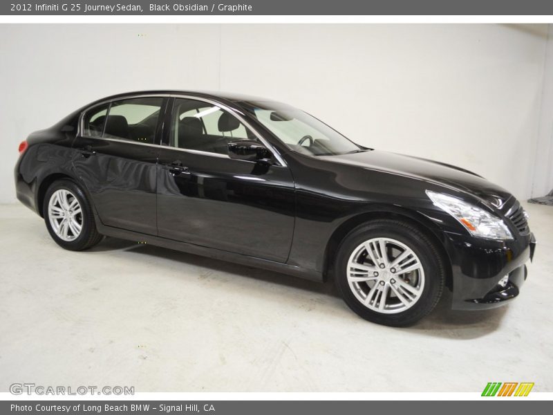 Black Obsidian / Graphite 2012 Infiniti G 25 Journey Sedan