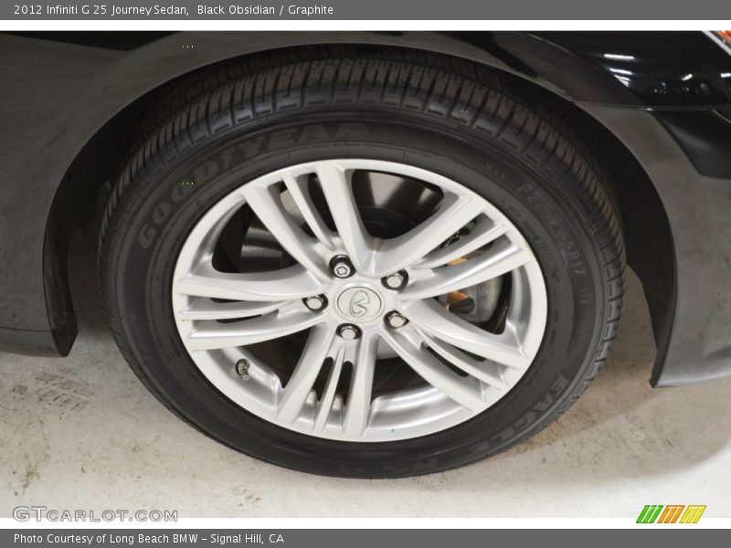 Black Obsidian / Graphite 2012 Infiniti G 25 Journey Sedan