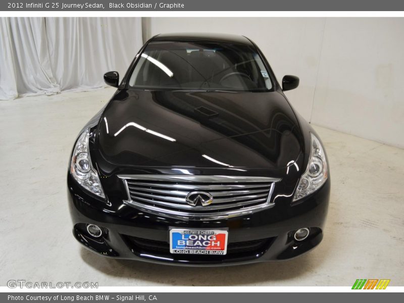 Black Obsidian / Graphite 2012 Infiniti G 25 Journey Sedan