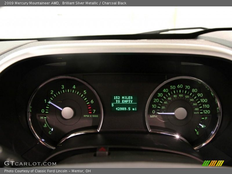  2009 Mountaineer AWD AWD Gauges