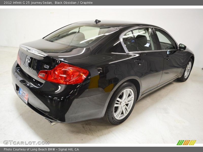 Black Obsidian / Graphite 2012 Infiniti G 25 Journey Sedan