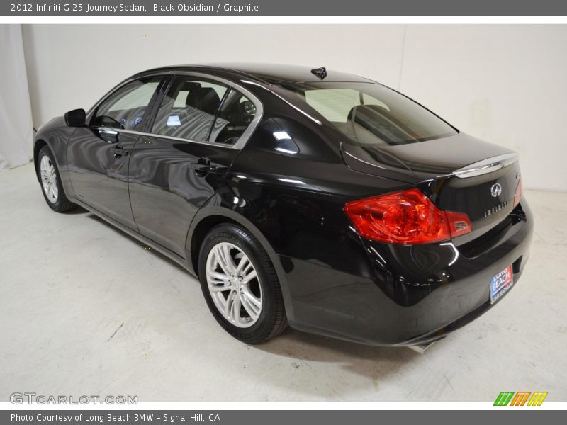 Black Obsidian / Graphite 2012 Infiniti G 25 Journey Sedan