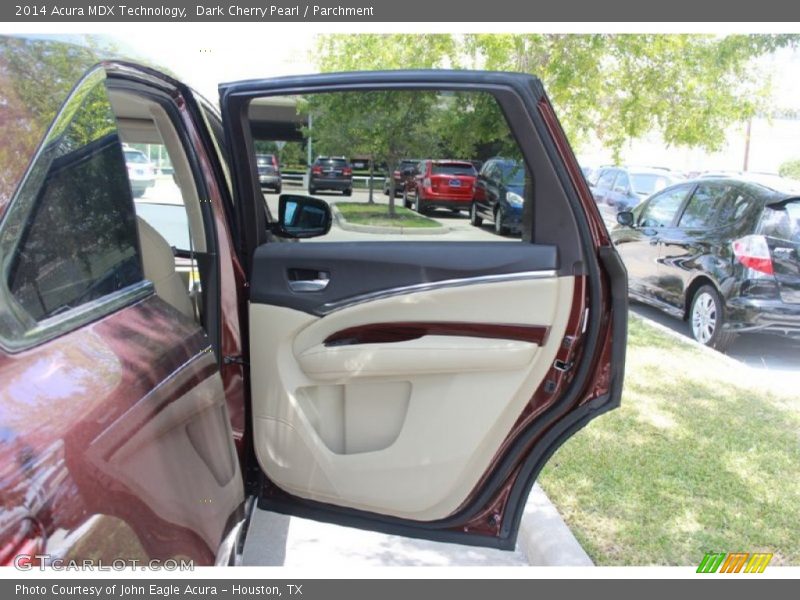 Dark Cherry Pearl / Parchment 2014 Acura MDX Technology