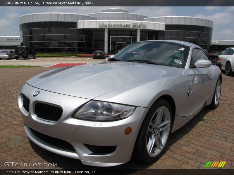 Titanium Silver Metallic / Black 2007 BMW M Coupe