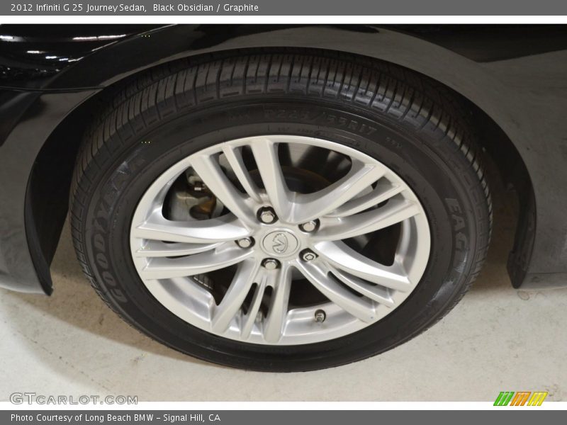 Black Obsidian / Graphite 2012 Infiniti G 25 Journey Sedan