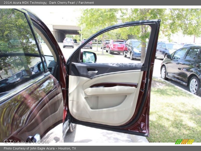 Dark Cherry Pearl / Parchment 2014 Acura MDX Technology