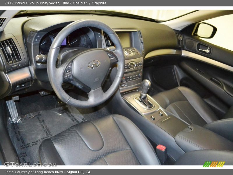 Black Obsidian / Graphite 2012 Infiniti G 25 Journey Sedan