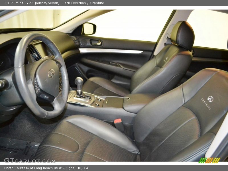 Black Obsidian / Graphite 2012 Infiniti G 25 Journey Sedan