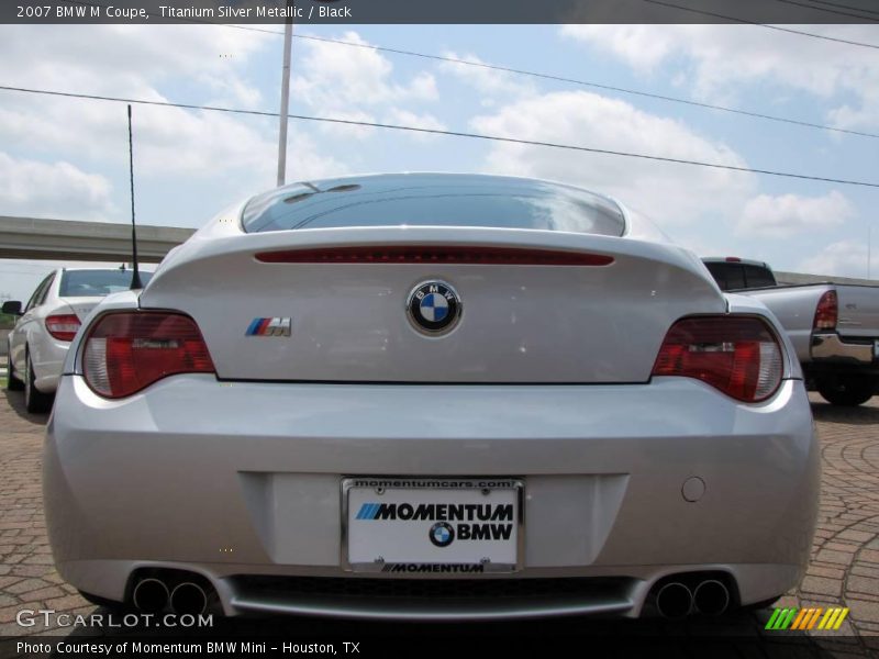 Titanium Silver Metallic / Black 2007 BMW M Coupe