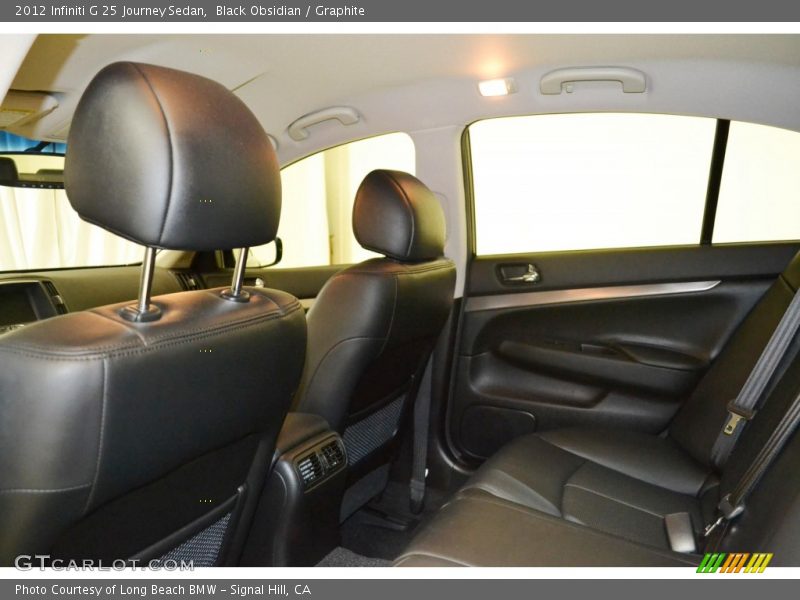 Black Obsidian / Graphite 2012 Infiniti G 25 Journey Sedan