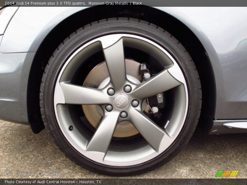 Monsoon Gray Metallic / Black 2014 Audi S4 Premium plus 3.0 TFSI quattro