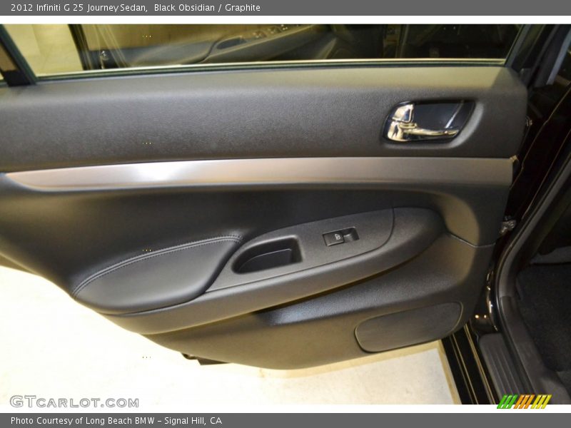 Black Obsidian / Graphite 2012 Infiniti G 25 Journey Sedan