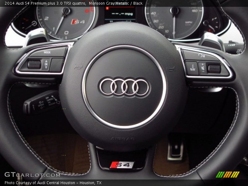 Monsoon Gray Metallic / Black 2014 Audi S4 Premium plus 3.0 TFSI quattro