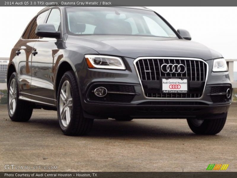 Daytona Gray Metallic / Black 2014 Audi Q5 3.0 TFSI quattro