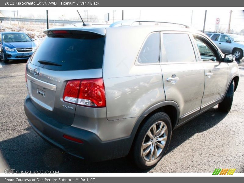 Titanium Silver / Black 2011 Kia Sorento EX V6 AWD