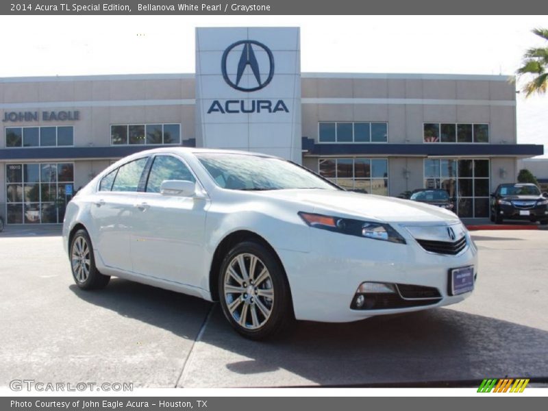 Bellanova White Pearl / Graystone 2014 Acura TL Special Edition
