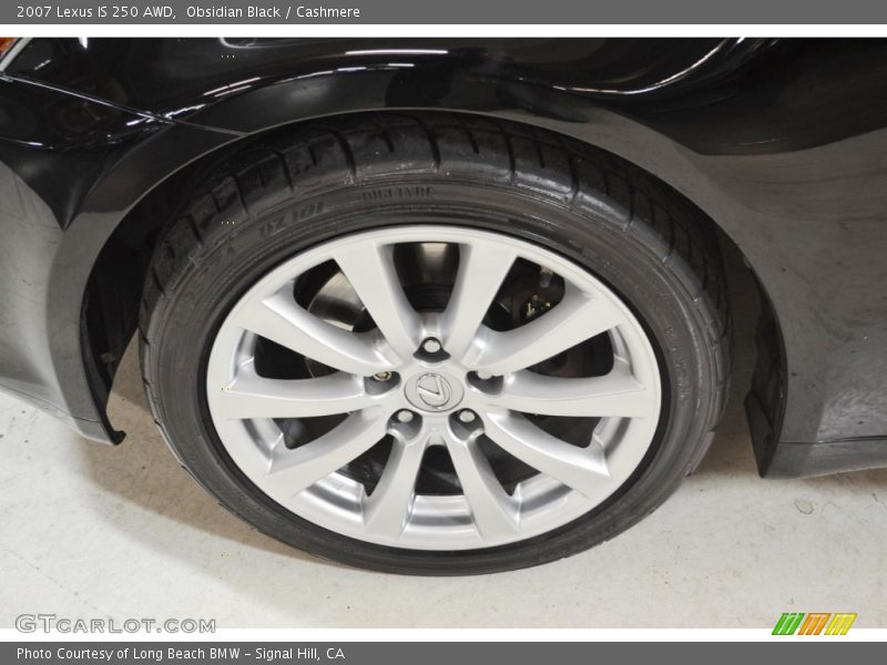 Obsidian Black / Cashmere 2007 Lexus IS 250 AWD