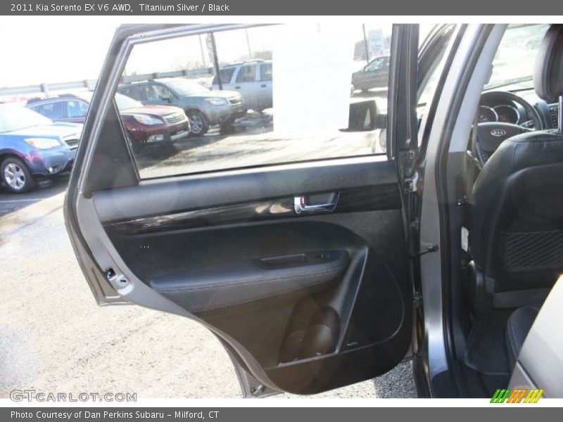 Titanium Silver / Black 2011 Kia Sorento EX V6 AWD
