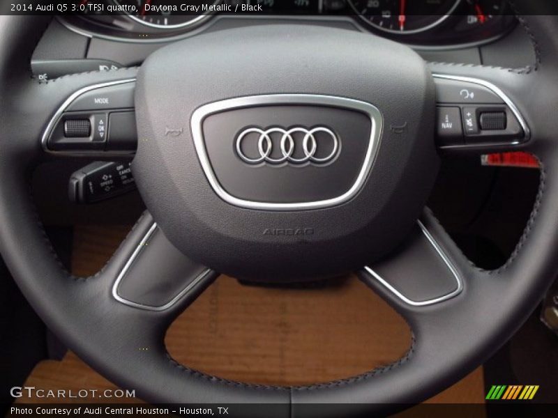Daytona Gray Metallic / Black 2014 Audi Q5 3.0 TFSI quattro