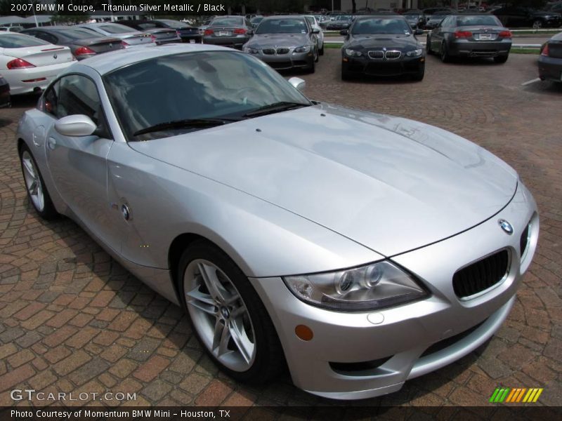 Titanium Silver Metallic / Black 2007 BMW M Coupe