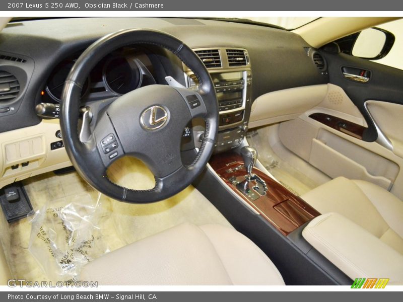 Obsidian Black / Cashmere 2007 Lexus IS 250 AWD