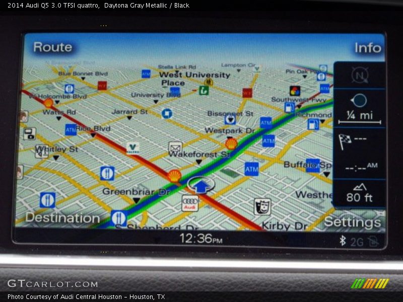 Daytona Gray Metallic / Black 2014 Audi Q5 3.0 TFSI quattro