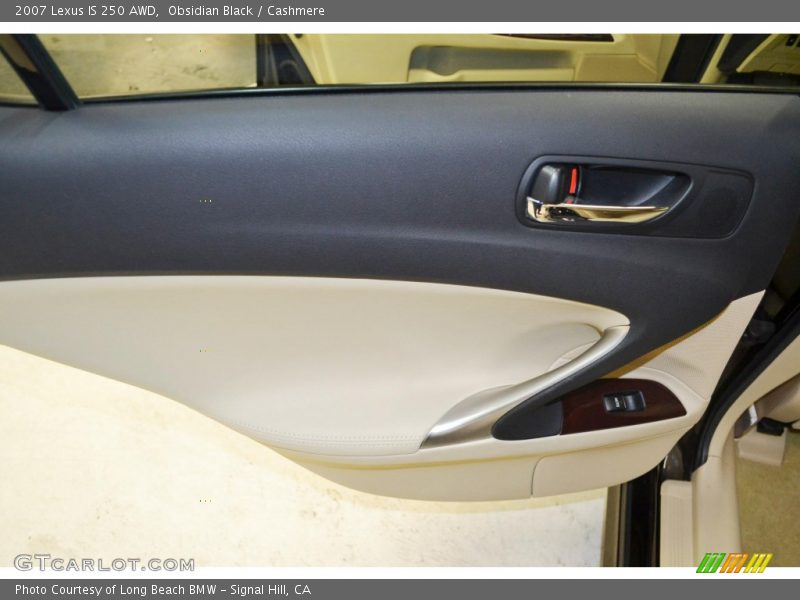 Obsidian Black / Cashmere 2007 Lexus IS 250 AWD