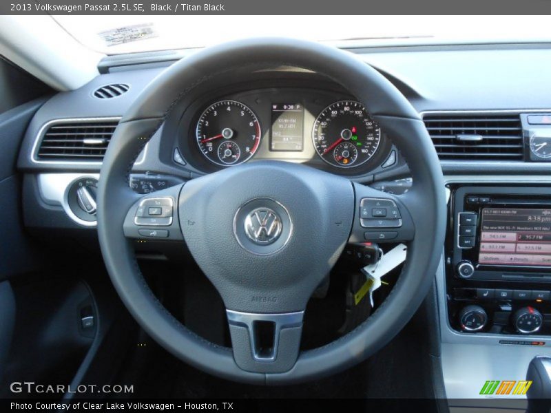 Black / Titan Black 2013 Volkswagen Passat 2.5L SE