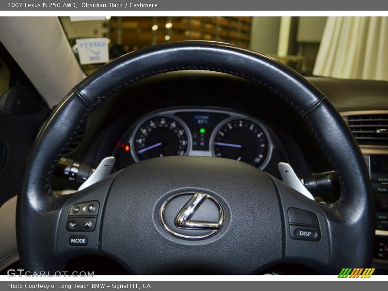 Obsidian Black / Cashmere 2007 Lexus IS 250 AWD