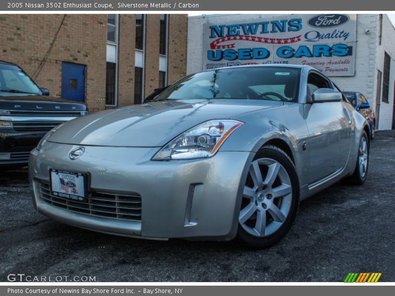 Silverstone Metallic / Carbon 2005 Nissan 350Z Enthusiast Coupe