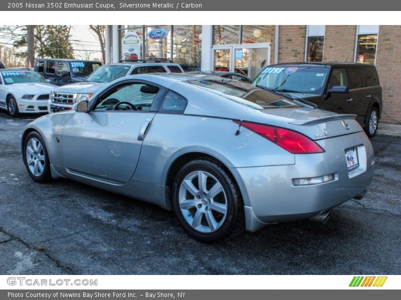 Silverstone Metallic / Carbon 2005 Nissan 350Z Enthusiast Coupe