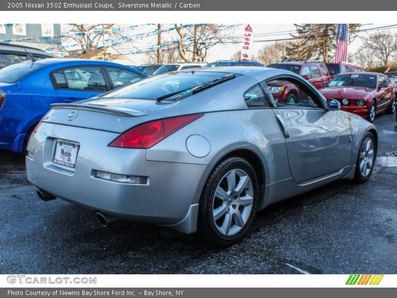 Silverstone Metallic / Carbon 2005 Nissan 350Z Enthusiast Coupe