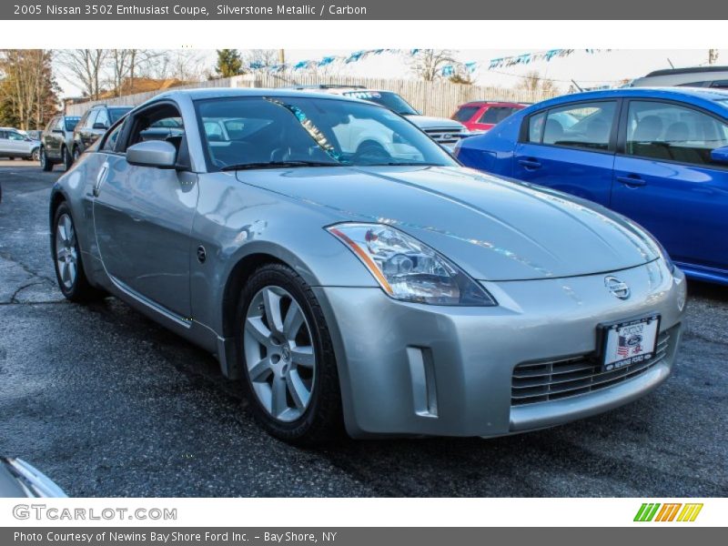 Silverstone Metallic / Carbon 2005 Nissan 350Z Enthusiast Coupe