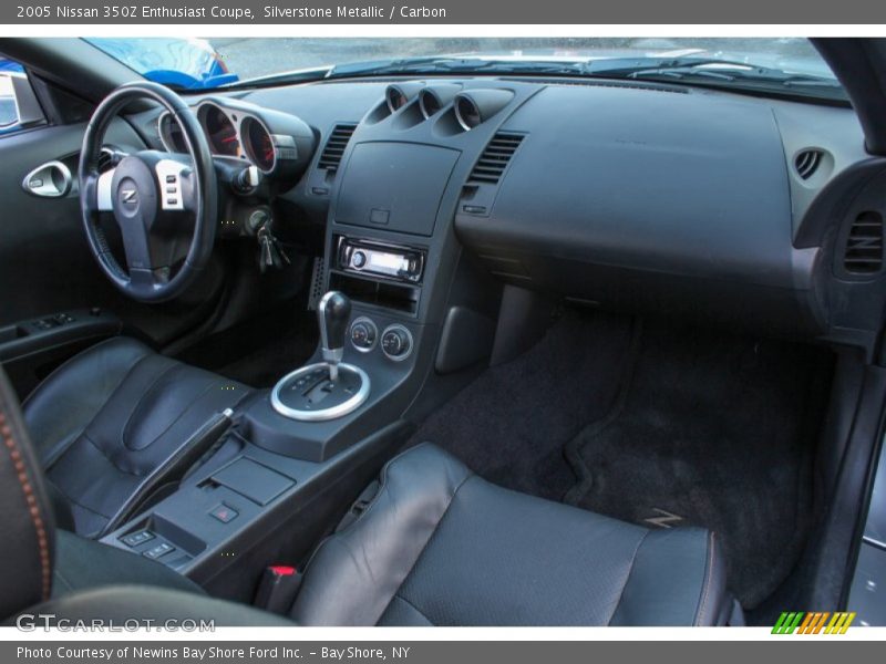 Silverstone Metallic / Carbon 2005 Nissan 350Z Enthusiast Coupe