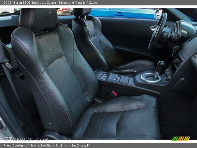 Silverstone Metallic / Carbon 2005 Nissan 350Z Enthusiast Coupe