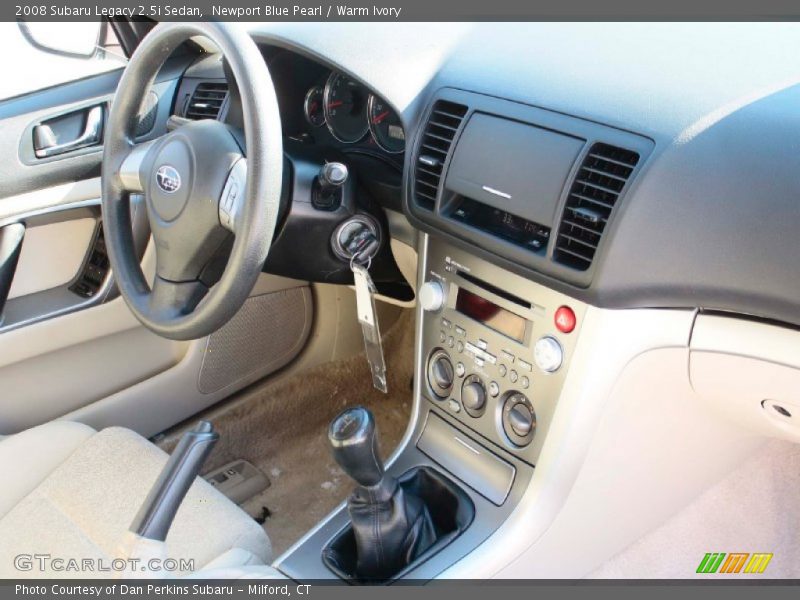 Newport Blue Pearl / Warm Ivory 2008 Subaru Legacy 2.5i Sedan