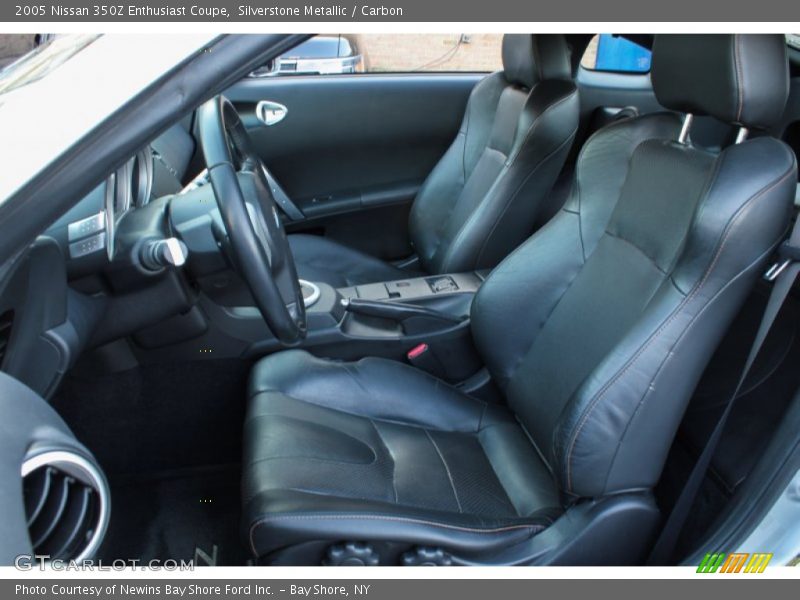 Silverstone Metallic / Carbon 2005 Nissan 350Z Enthusiast Coupe