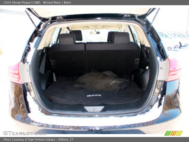 Wicked Black / Black 2009 Nissan Rogue S AWD
