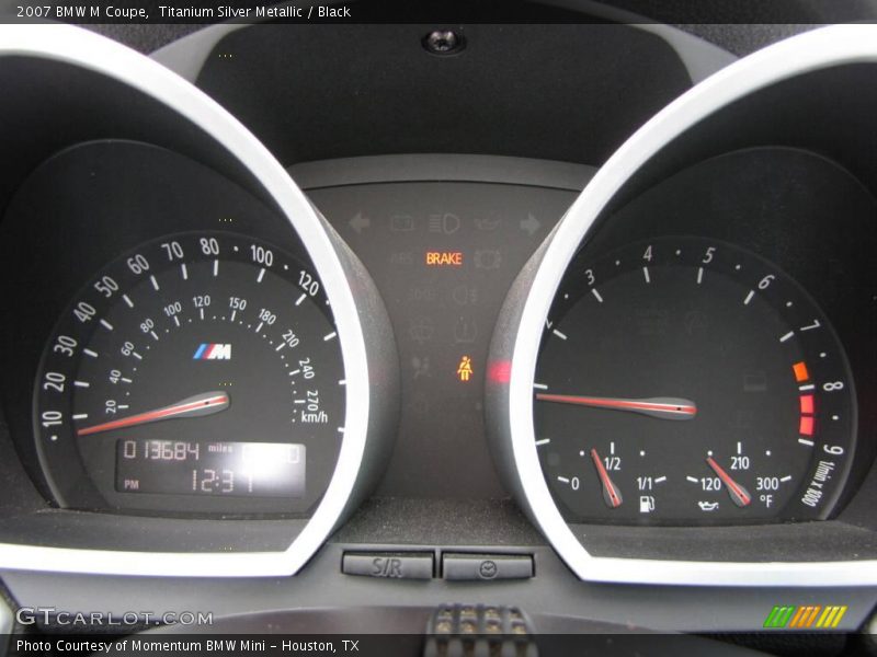 Titanium Silver Metallic / Black 2007 BMW M Coupe