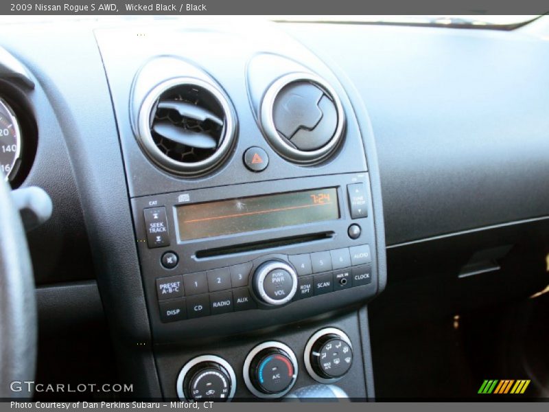 Wicked Black / Black 2009 Nissan Rogue S AWD