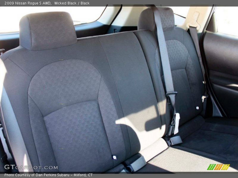 Wicked Black / Black 2009 Nissan Rogue S AWD