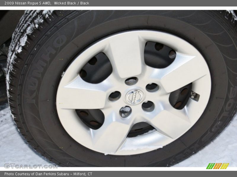 Wicked Black / Black 2009 Nissan Rogue S AWD